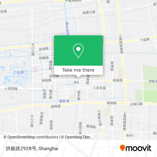 拱极路2928号 map