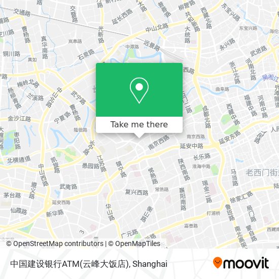 中国建设银行ATM(云峰大饭店) map