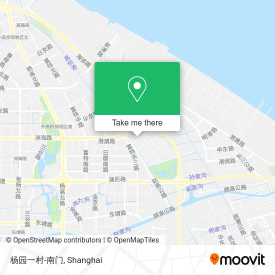 杨园一村-南门 map