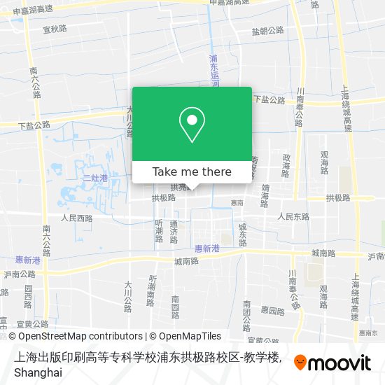 上海出版印刷高等专科学校浦东拱极路校区-教学楼 map