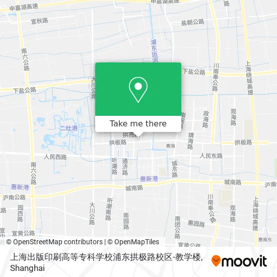 上海出版印刷高等专科学校浦东拱极路校区-教学楼 map