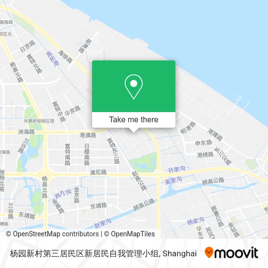 杨园新村第三居民区新居民自我管理小组 map