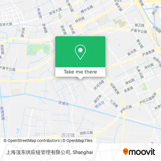 上海顶东供应链管理有限公司 map
