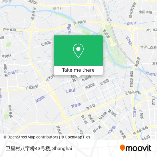 卫星村八字桥43号楼 map