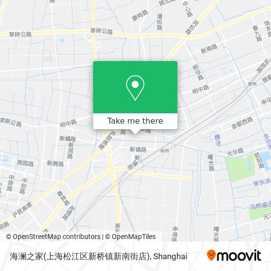 海澜之家(上海松江区新桥镇新南街店) map