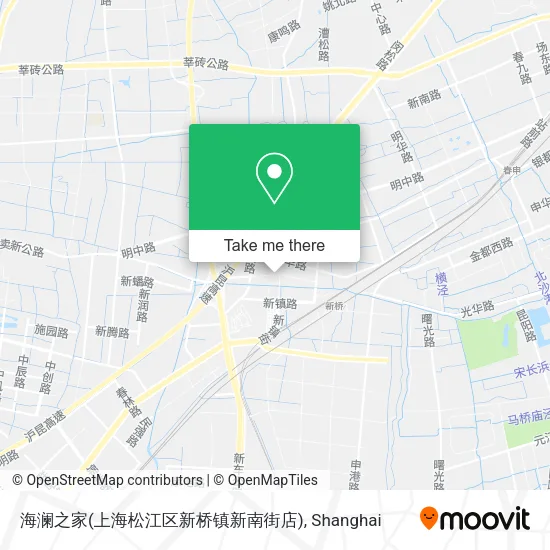 海澜之家(上海松江区新桥镇新南街店) map