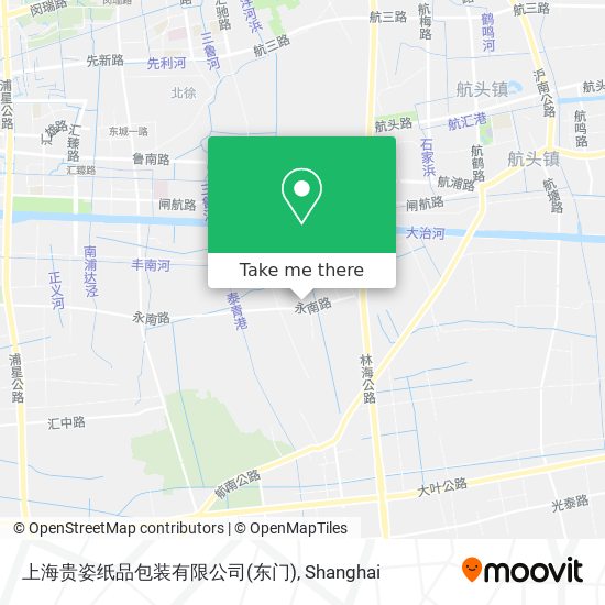 上海贵姿纸品包装有限公司(东门) map