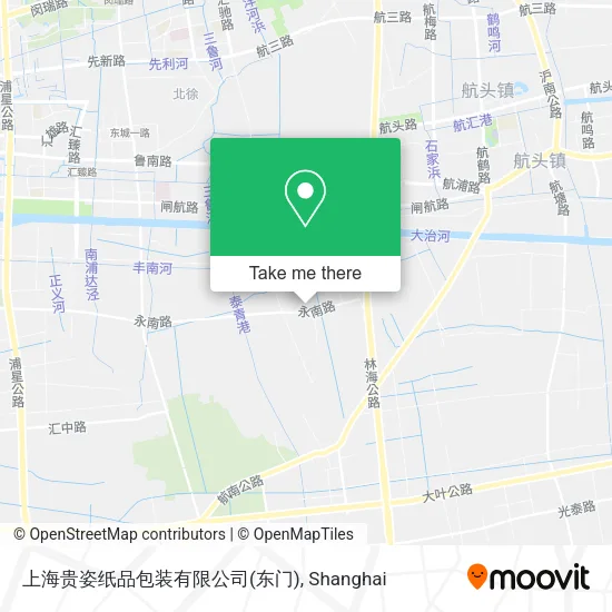 上海贵姿纸品包装有限公司(东门) map