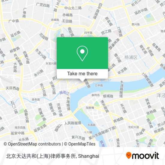北京天达共和(上海)律师事务所 map