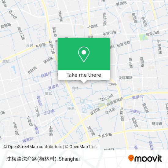 沈梅路沈俞路(梅林村) map