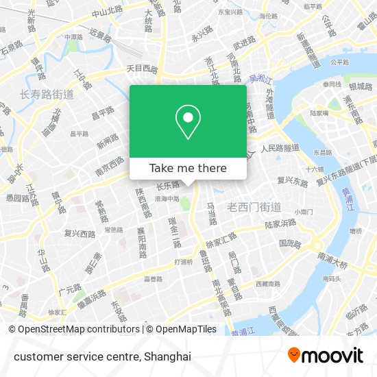 customer service centre map