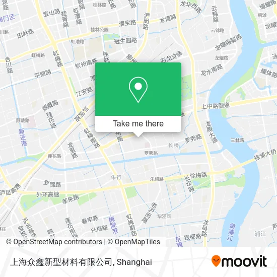 上海众鑫新型材料有限公司 map
