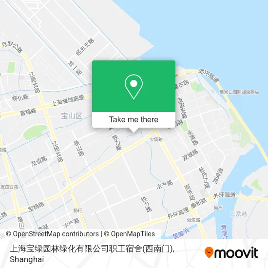 上海宝绿园林绿化有限公司职工宿舍(西南门) map