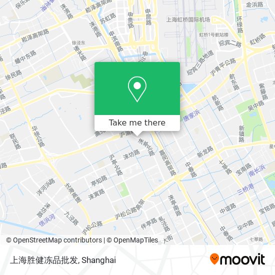 上海胜健冻品批发 map