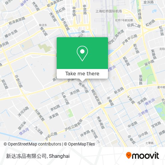 新达冻品有限公司 map