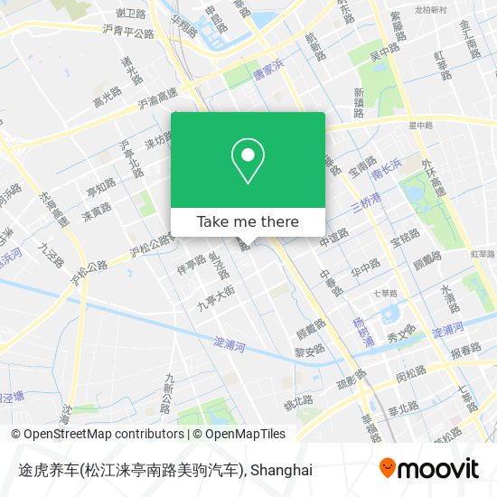 途虎养车(松江涞亭南路美驹汽车) map