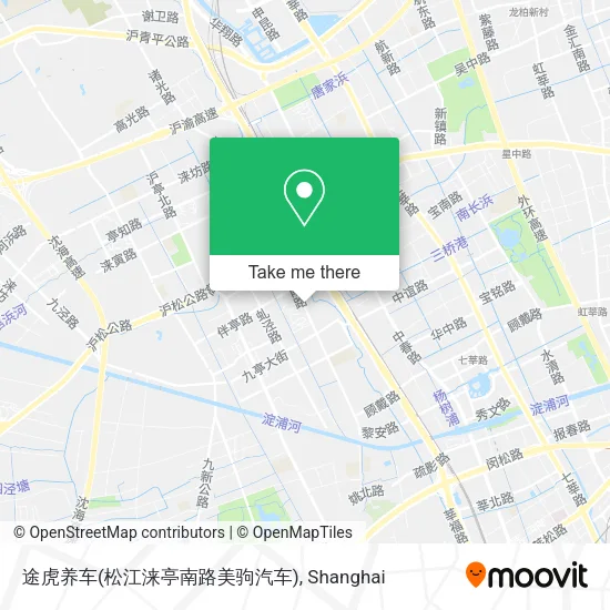 途虎养车(松江涞亭南路美驹汽车) map