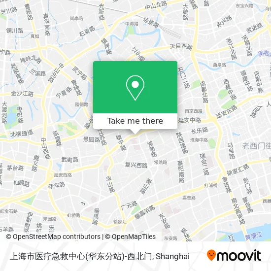 上海市医疗急救中心(华东分站)-西北门 map