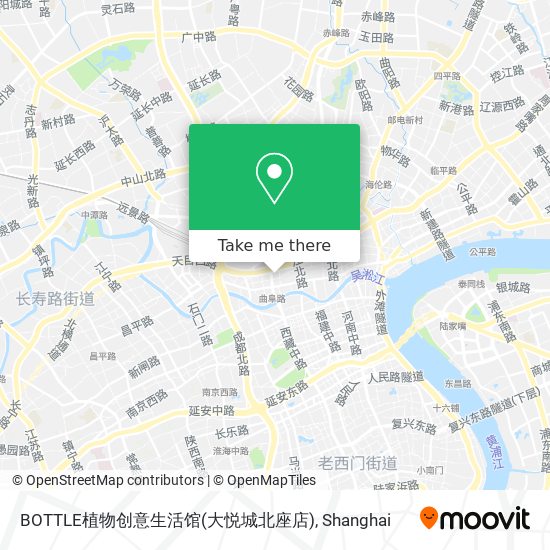 BOTTLE植物创意生活馆(大悦城北座店) map