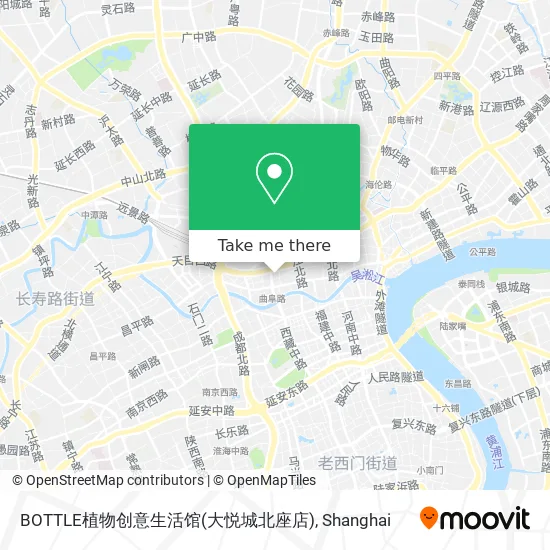 BOTTLE植物创意生活馆(大悦城北座店) map