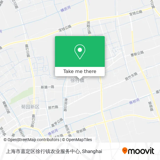 上海市嘉定区徐行镇农业服务中心 map