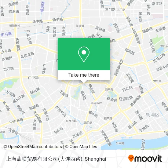 上海蓝联贸易有限公司(大连西路) map