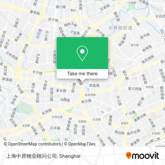 上海中原物业顾问公司 map
