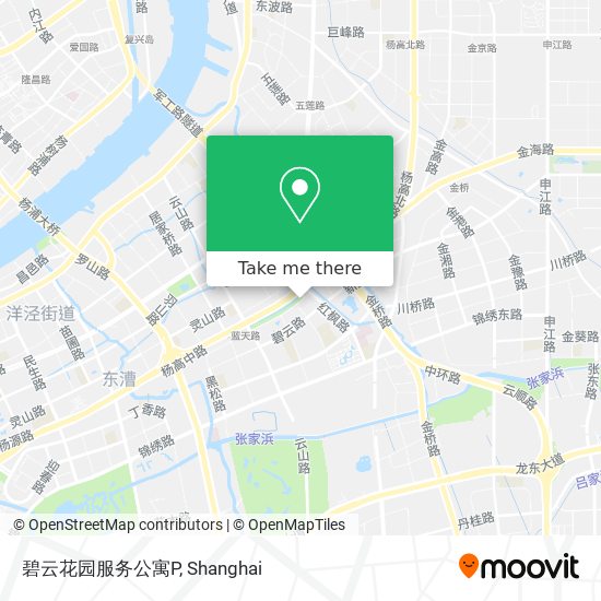 碧云花园服务公寓P map