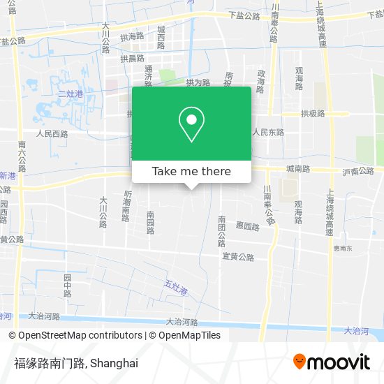 福缘路南门路 map