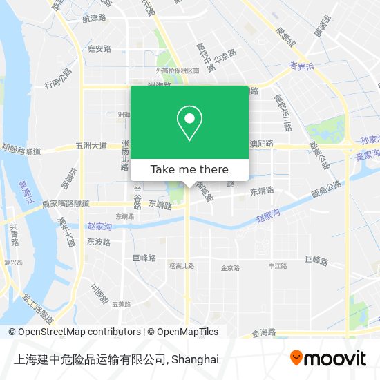 上海建中危险品运输有限公司 map