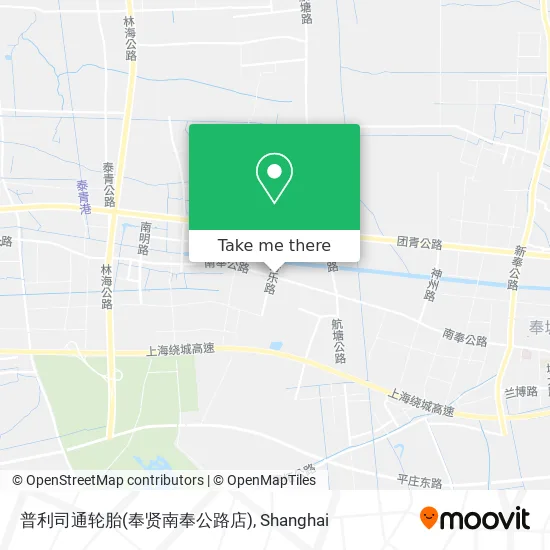普利司通轮胎(奉贤南奉公路店) map