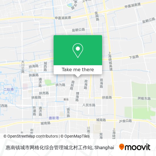 惠南镇城市网格化综合管理城北村工作站 map