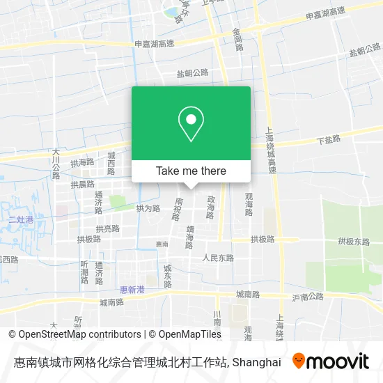 惠南镇城市网格化综合管理城北村工作站 map