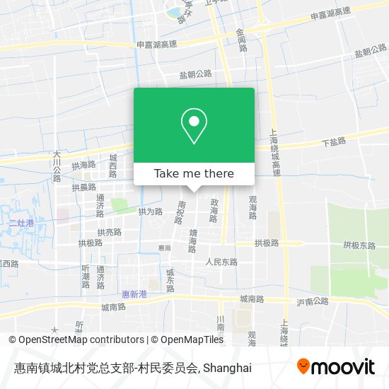 惠南镇城北村党总支部-村民委员会 map