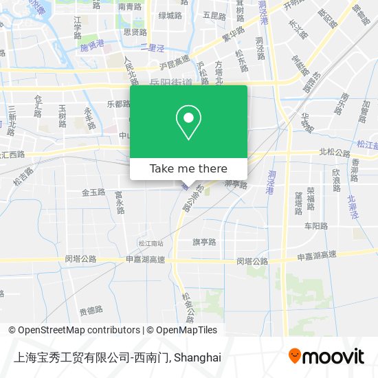 上海宝秀工贸有限公司-西南门 map