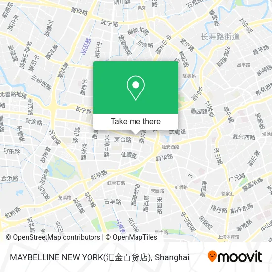 MAYBELLINE NEW YORK(汇金百货店) map
