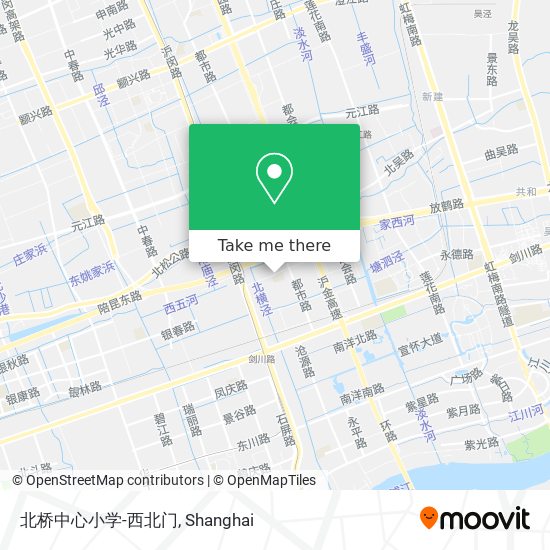 北桥中心小学-西北门 map