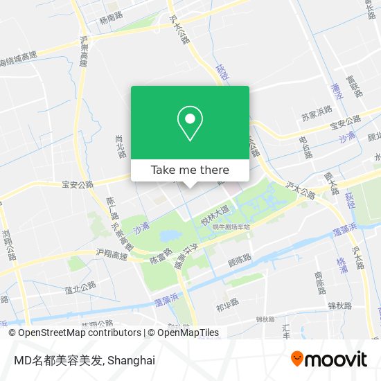 MD名都美容美发 map