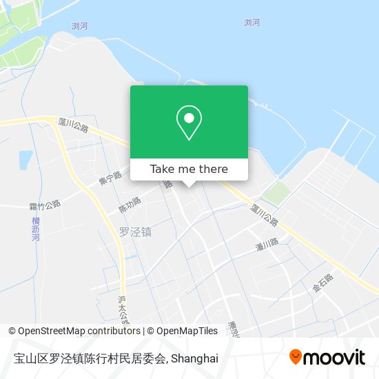 宝山区罗泾镇陈行村民居委会 map