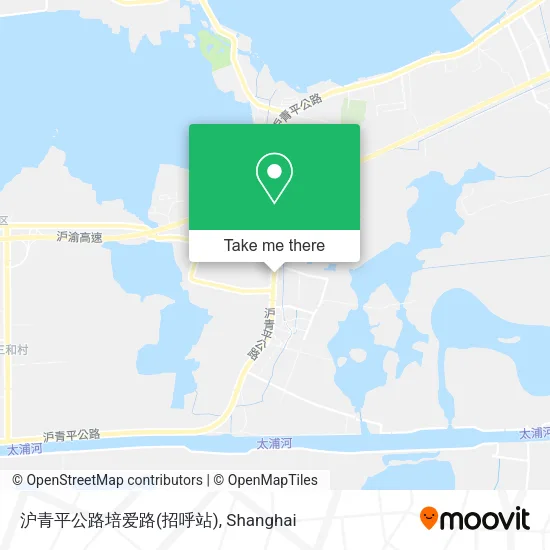 沪青平公路培爱路(招呼站) map