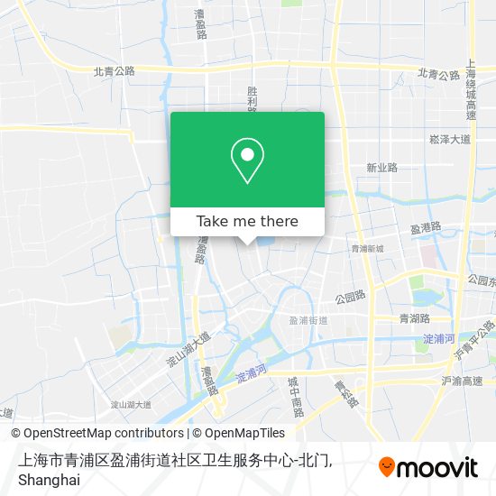 上海市青浦区盈浦街道社区卫生服务中心-北门 map