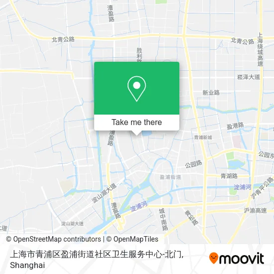 上海市青浦区盈浦街道社区卫生服务中心-北门 map
