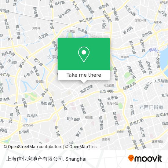上海信业房地产有限公司 map