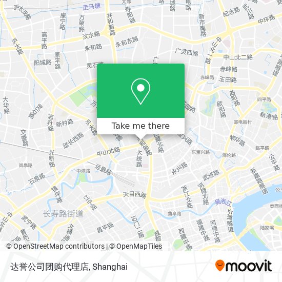 达誉公司团购代理店 map