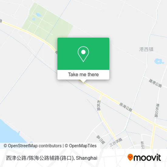 西津公路/陈海公路辅路(路口) map