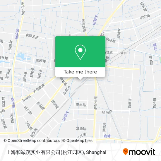 上海和诚茂实业有限公司(松江园区) map
