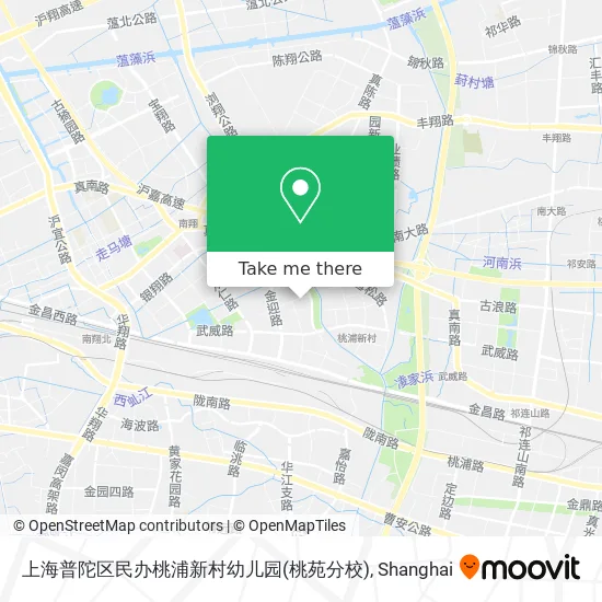 上海普陀区民办桃浦新村幼儿园(桃苑分校) map