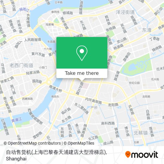 自动售货机(上海巴黎春天浦建店大型滑梯店) map