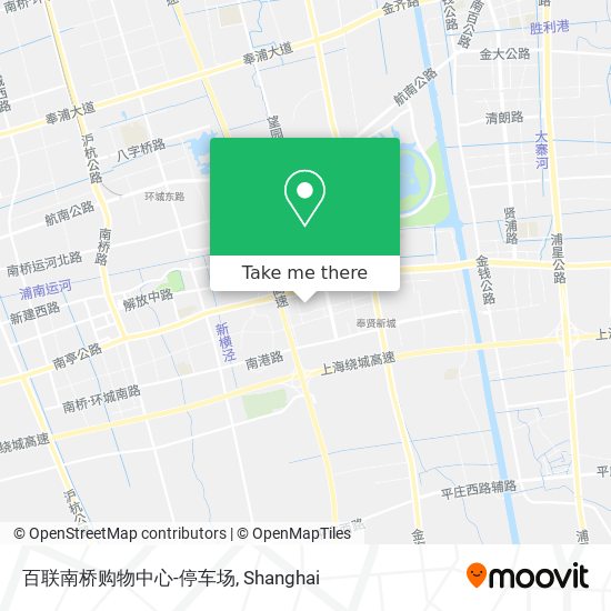 百联南桥购物中心-停车场 map