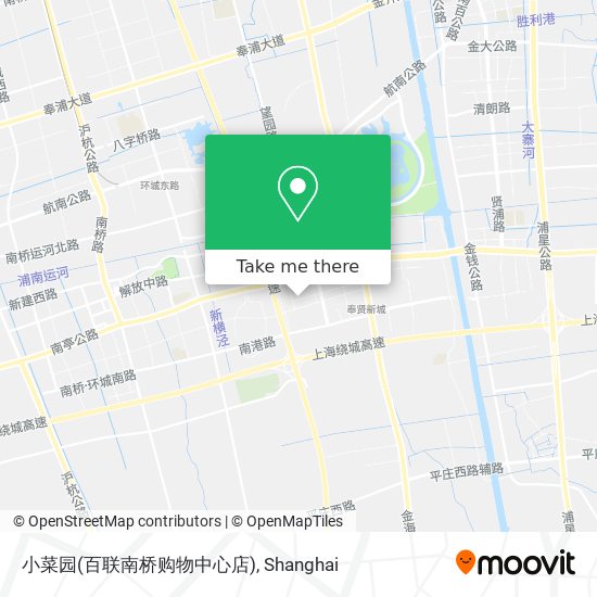 小菜园(百联南桥购物中心店) map